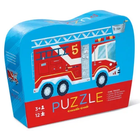 12 pc firetruck | mini puzzle