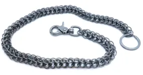 27” Gun Metal Wallet Chain