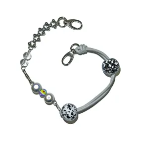 [3AMGANG] Seasonless Pierced ball bag chain