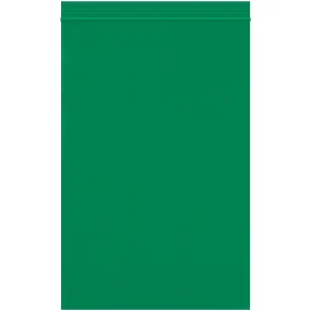 6 x 9" - 2 Mil Green Reclosable Poly Bags