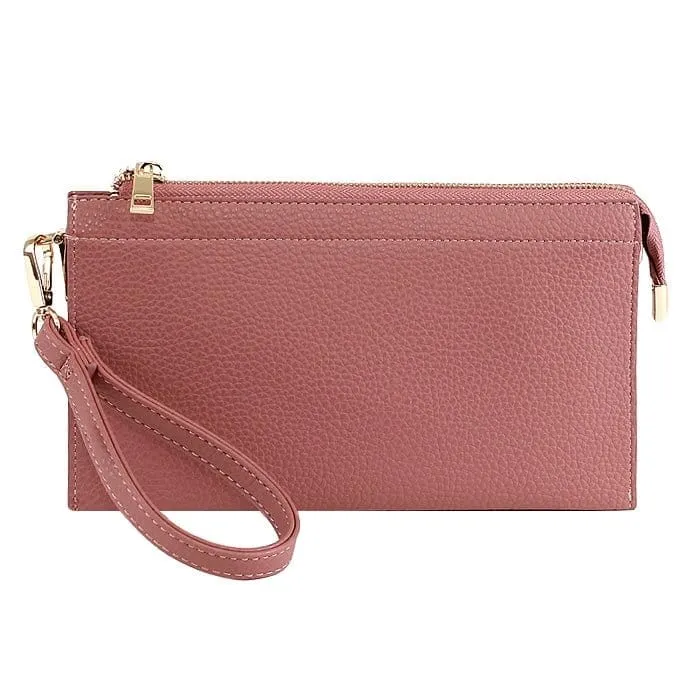 7070 Jaylene Three Compartments Crossbody Bag