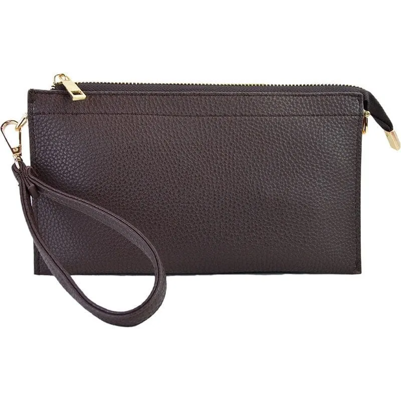 7070 Jaylene Three Compartments Crossbody Bag