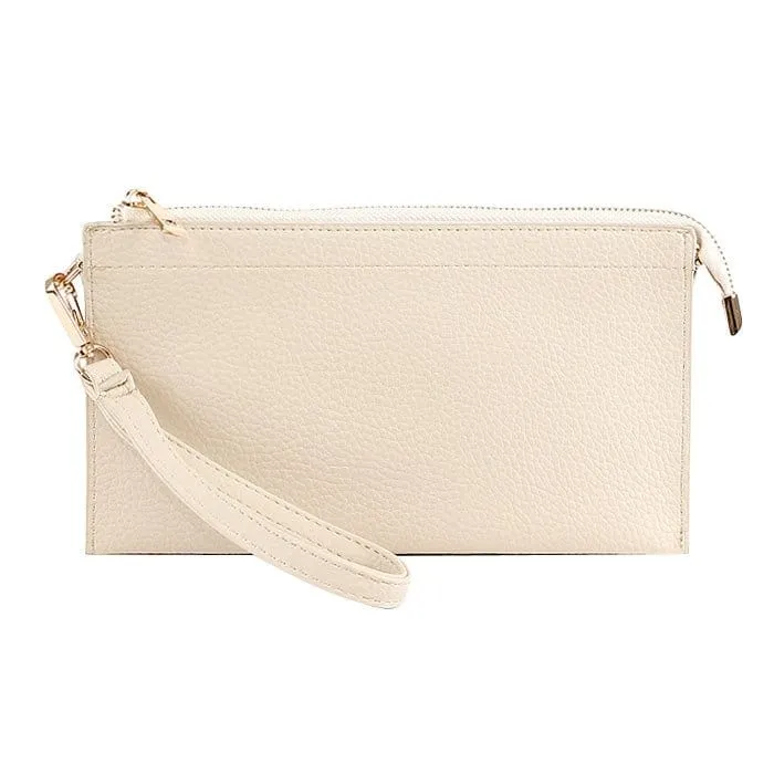 7070 Jaylene Three Compartments Crossbody Bag