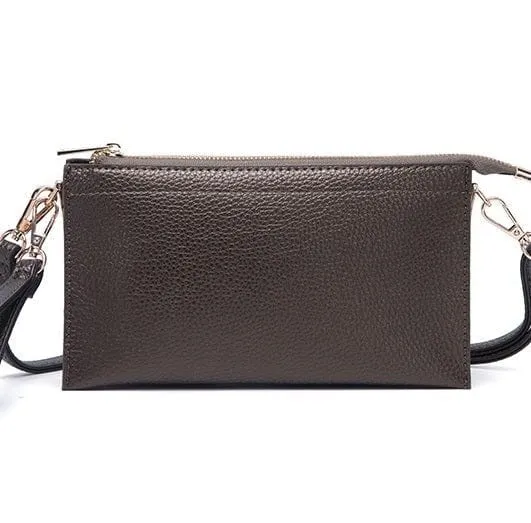 7070 Jaylene Three Compartments Crossbody Bag