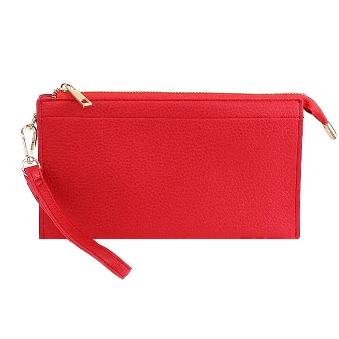 7070 Jaylene Three Compartments Crossbody Bag