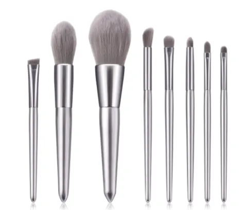 8 Piece Platinum Pro Sleek Brush Set - MQO 12 pcs