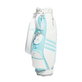 ADIDAS 8.5" 3-Stripes Women's Cart Bag (White/Aqua)