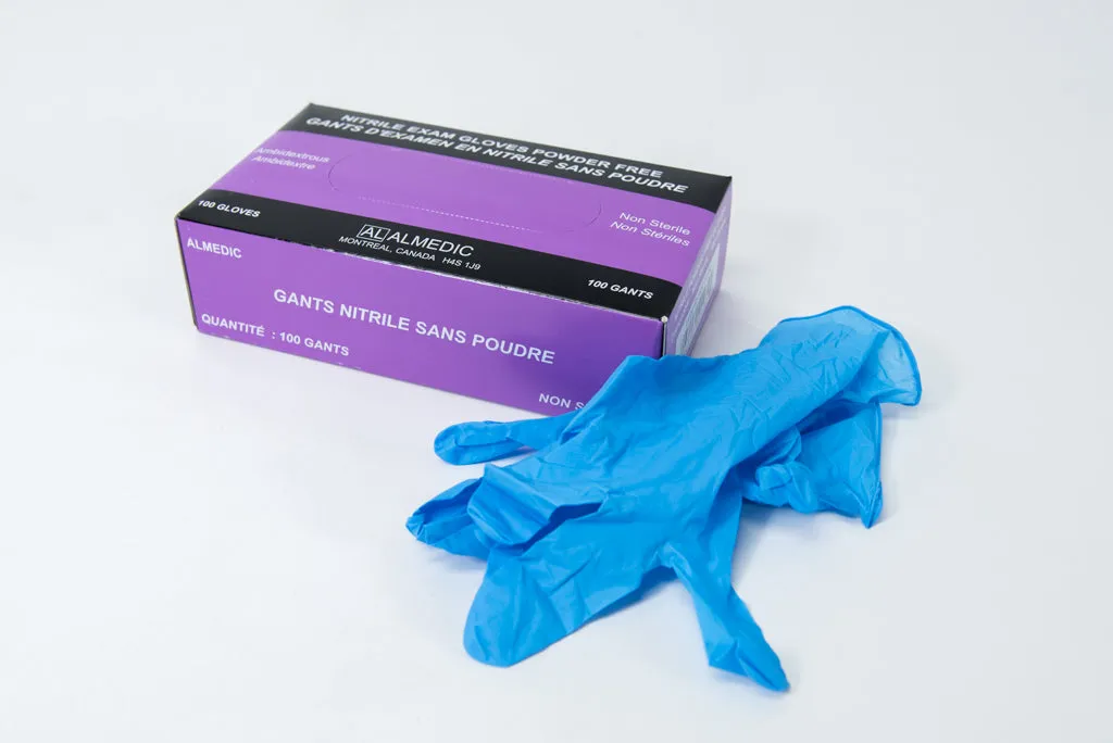 Almedic Nitrile Exam Gloves Powder Free (100-pack)