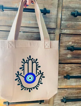 Amida Hamsa Felt Tote Bag