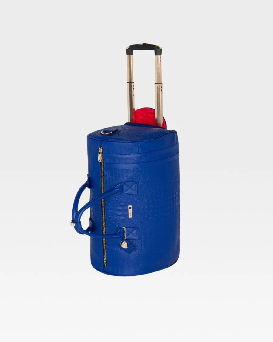 Apollo 2 Rolling Duffle Bag in Royal Blue