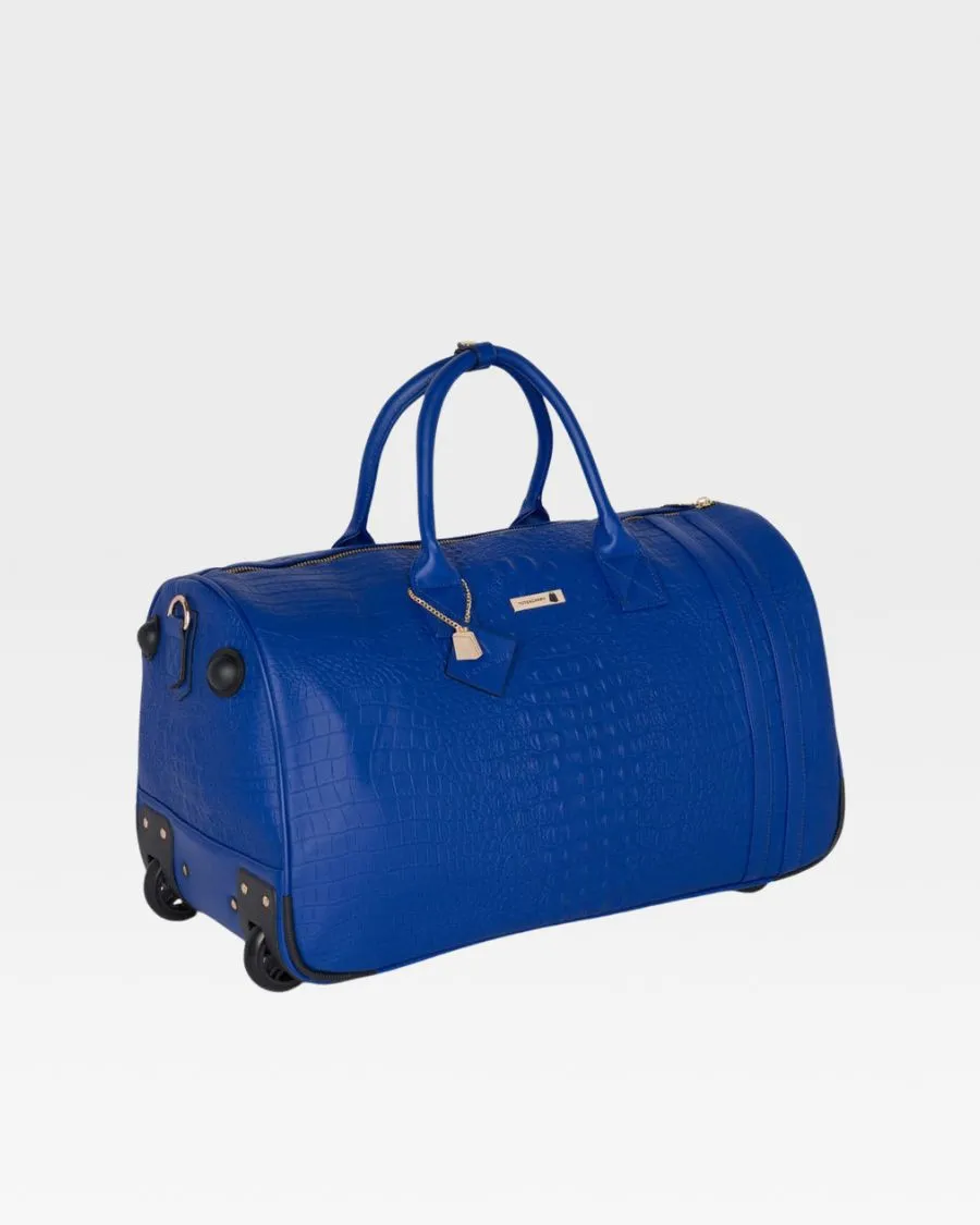 Apollo 2 Rolling Duffle Bag in Royal Blue