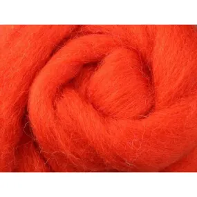 Ashford Solid Colored Corriedale Sliver - 2.2lb bag - Pumpkin Pie