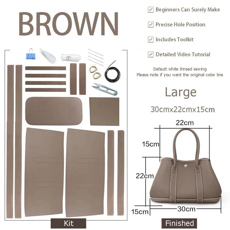 BABYLON™ DIY Leather Tote Bag Kit Leathercraft Gift