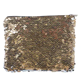 Bags - Sequin Handbag/ Cosmetic/Purse - 15cm x 20cm - GOLD