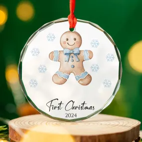 Blue Gingerbread First Christmas