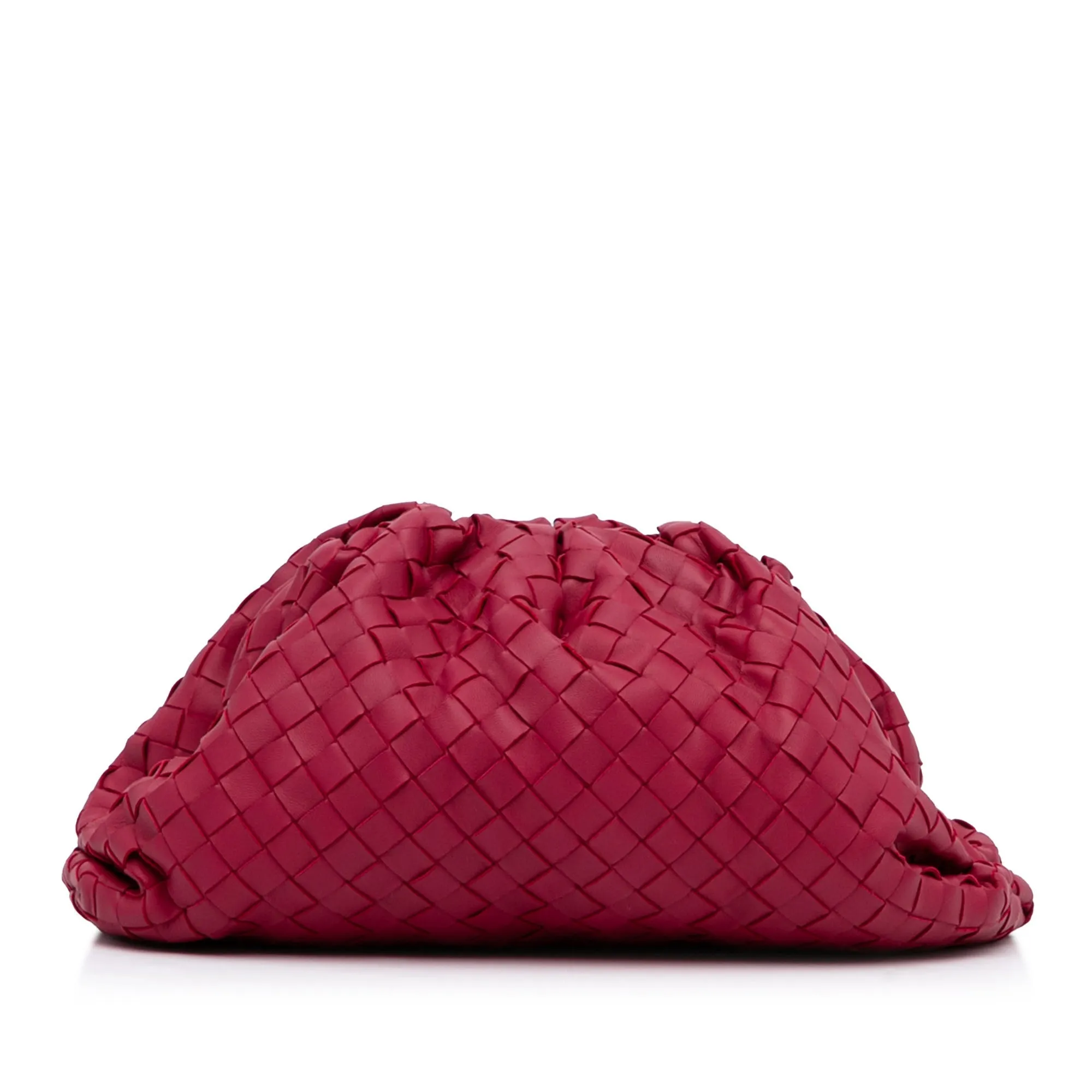 Bottega Veneta The Pouch Pink Intrecciato Leather