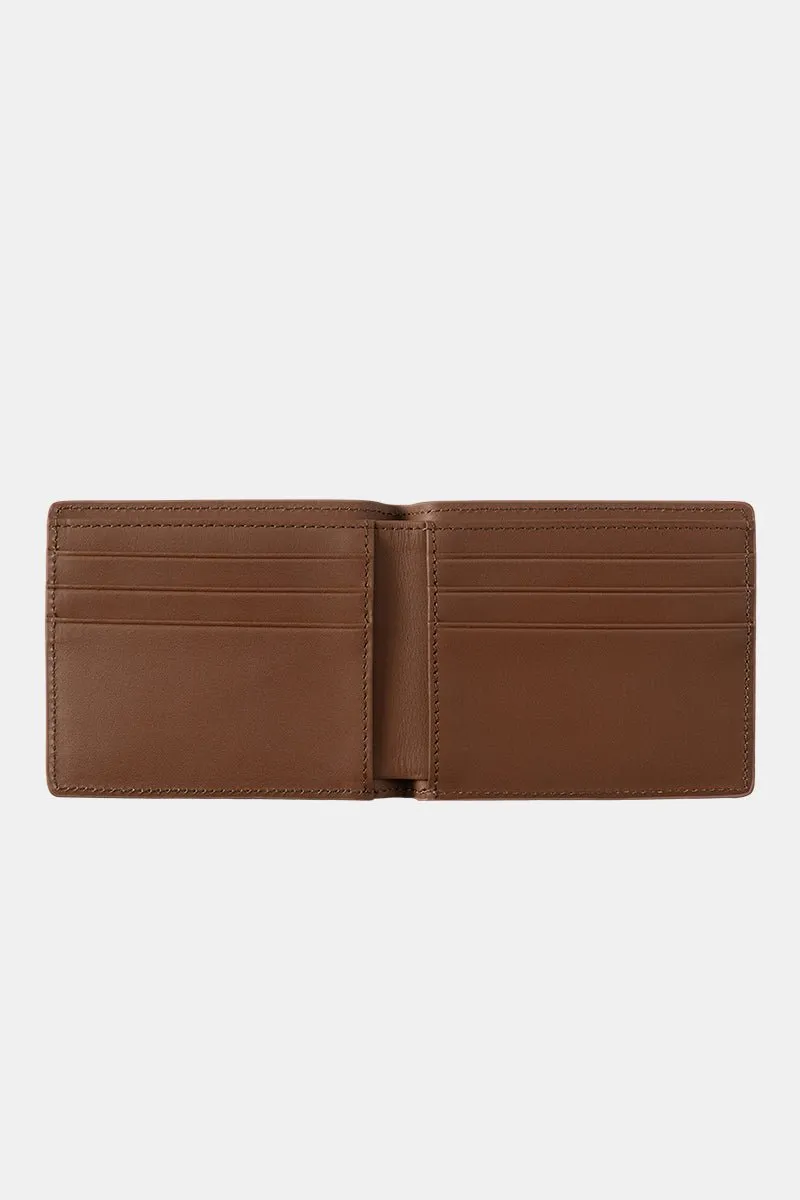 Carhartt WIP Vegas Billfold Wallet (Leather Cognac/Gold)