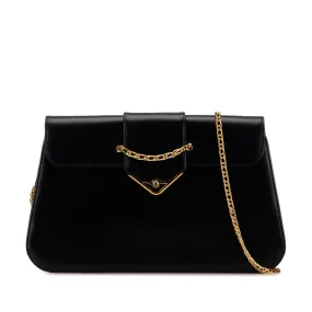 Cartier Leather Sapphire Chain Shoulder Bag