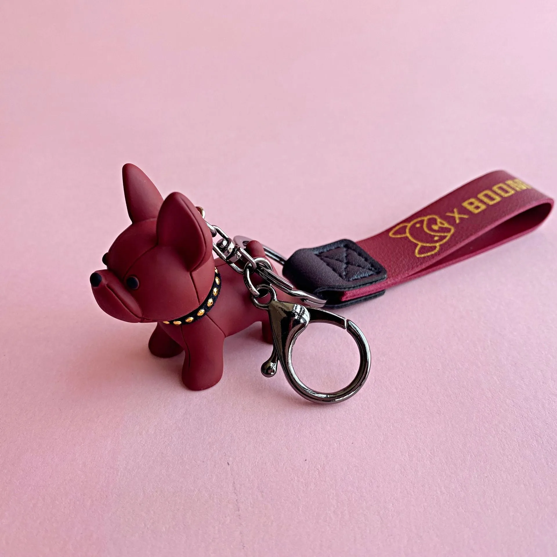 Cartoon Method Fighting Dog Keychains Cute Doll Key Chain Creative Custom Couple Ins Bag Pendant Car Leather Key Ring