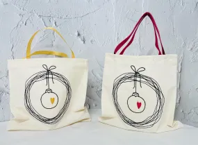 Christmas Wreath Gift Bags