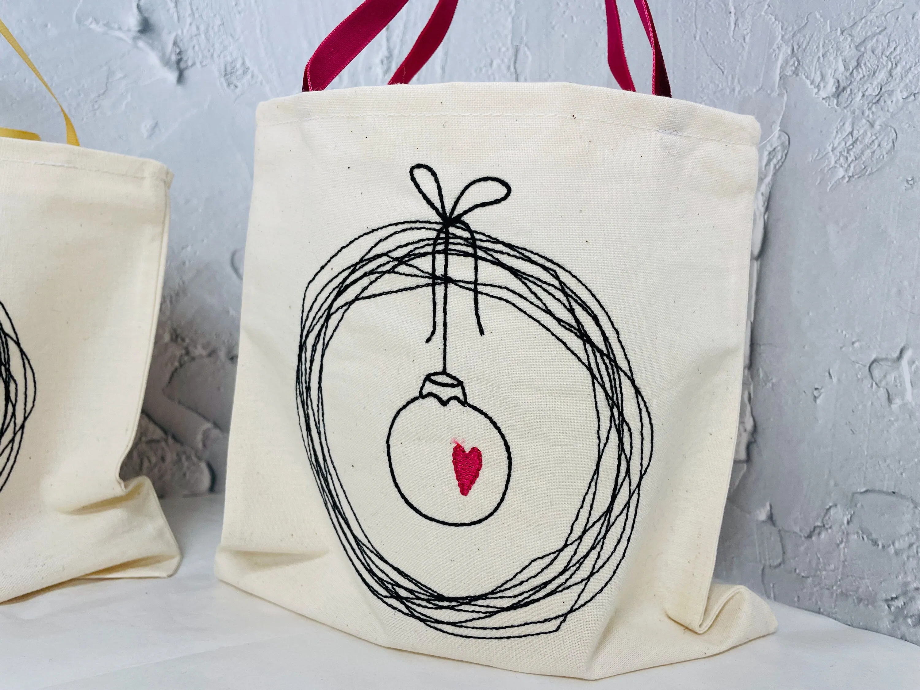 Christmas Wreath Gift Bags