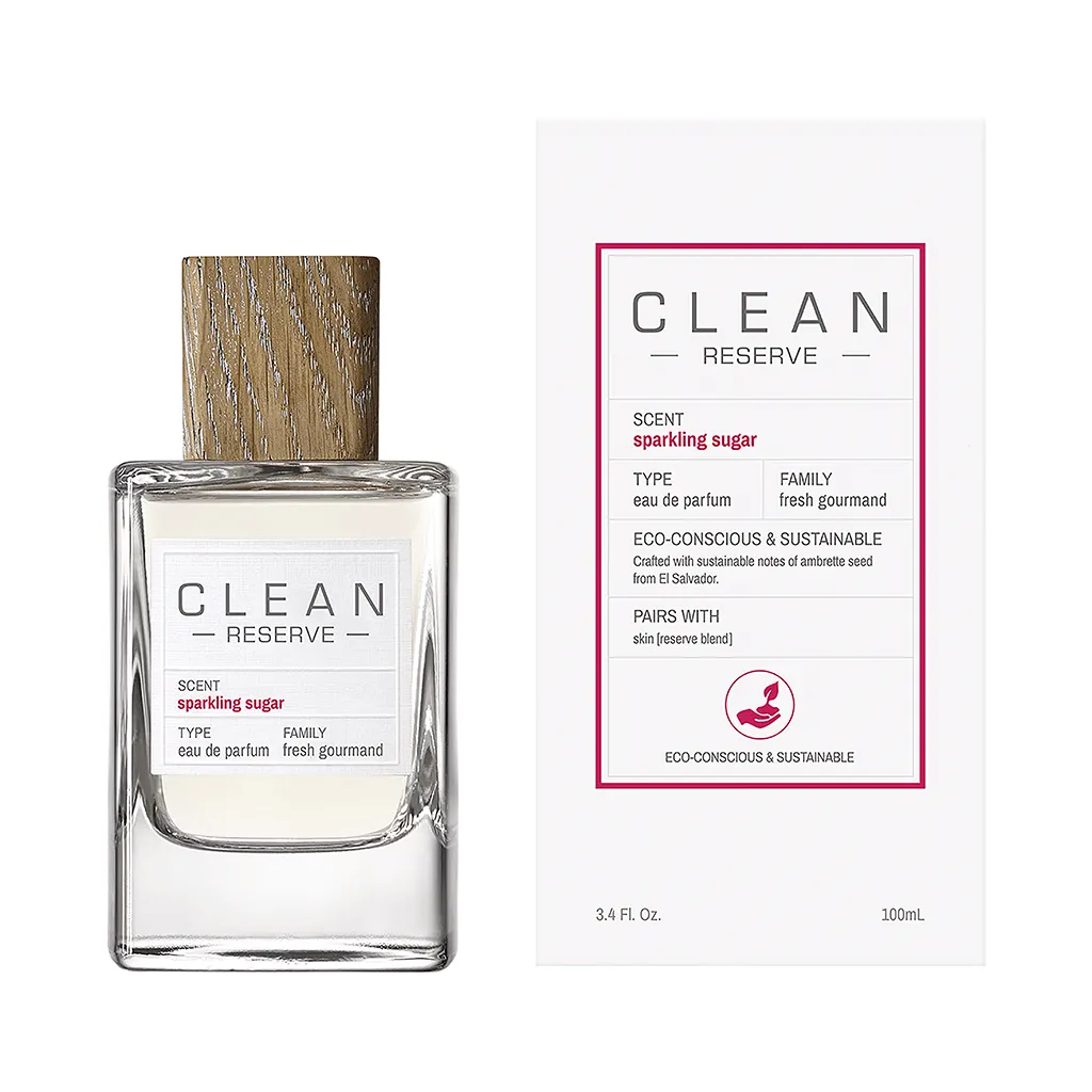 CLEAN Reserve Sparkling Sugar Eau de Parfum Unisex Perfume Spray (50ml, 100ml)