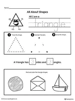 Colors & Shapes preschool and kindergarten Workbook With Triangles, rectangles, Tracing, Patterns, circles, and more!