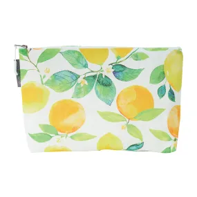 Cosmetic Bag - Linen - Large - Amalfi Citrus