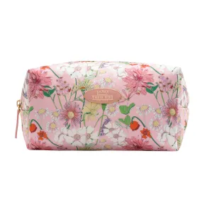 Cosmetic Bag Pink Vintage Floral