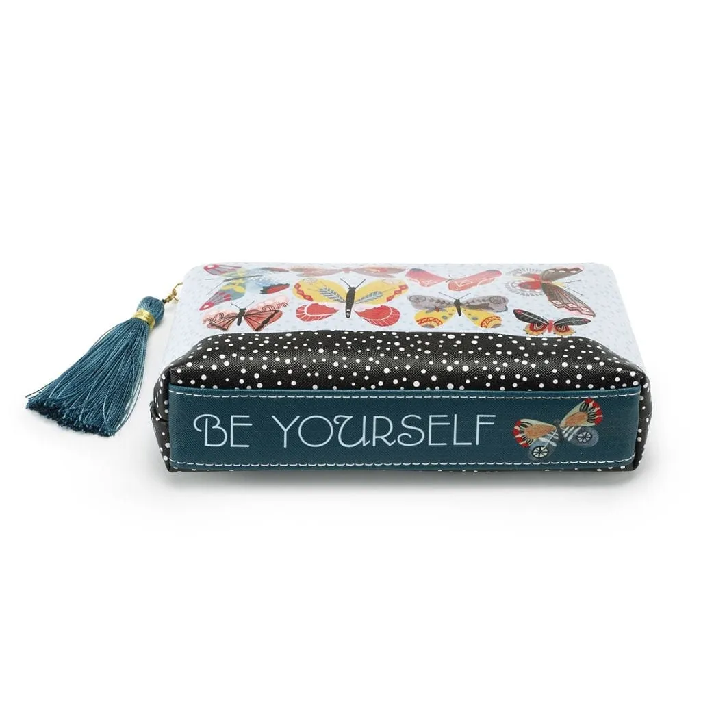 Cosmetic Bags with Tassles Butterflies and Polka Dots and Floral Prints-Gorgeous!