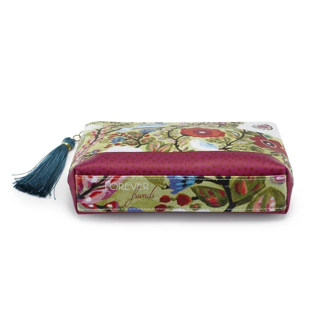 Cosmetic Bags with Tassles Butterflies and Polka Dots and Floral Prints-Gorgeous!