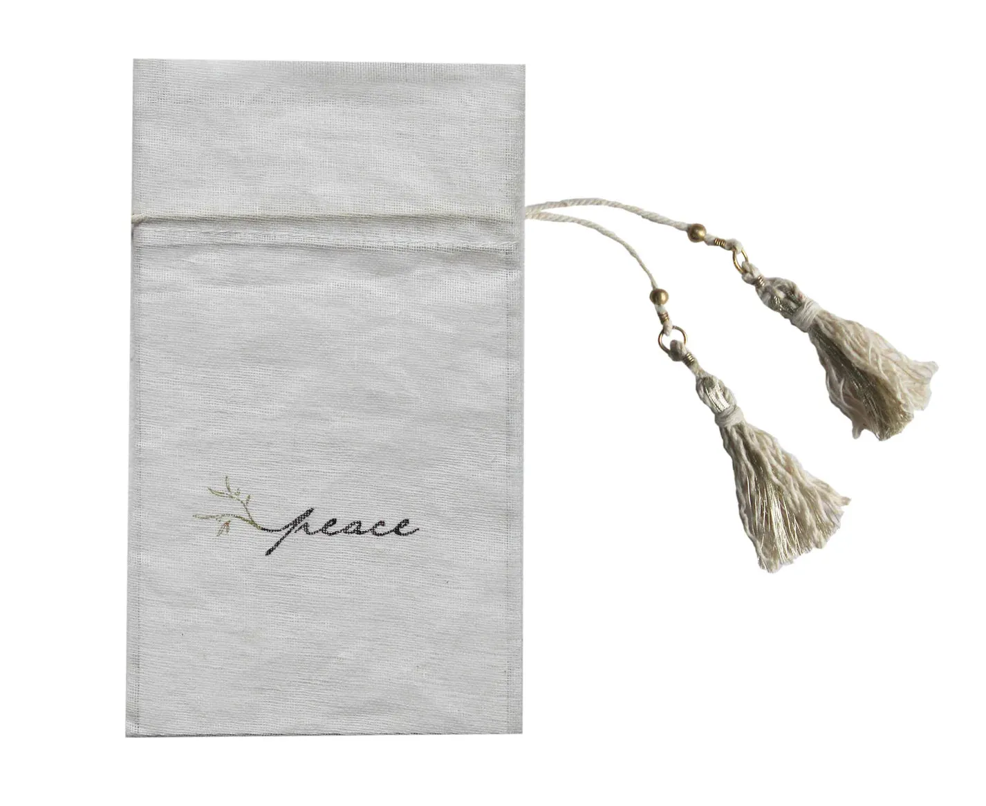 Cotton Gift Bags - Peace **Chocolate Pouch**