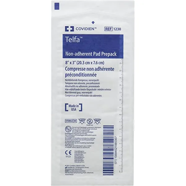 Covidien Telfa Ouchless Non-Adherent Dressing 3 x 8 each