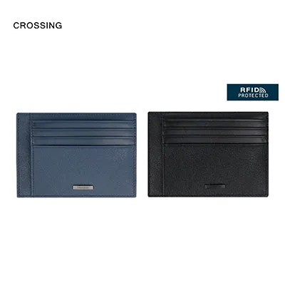 Crossing Elite Leather Card Case [11 Card Slots] RFID