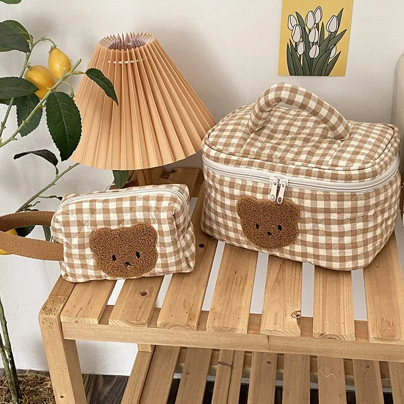 Cute Bear Cosmetic Bag Pouch