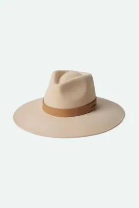 Eleanor Felt Packable Hat - Tan/Tan