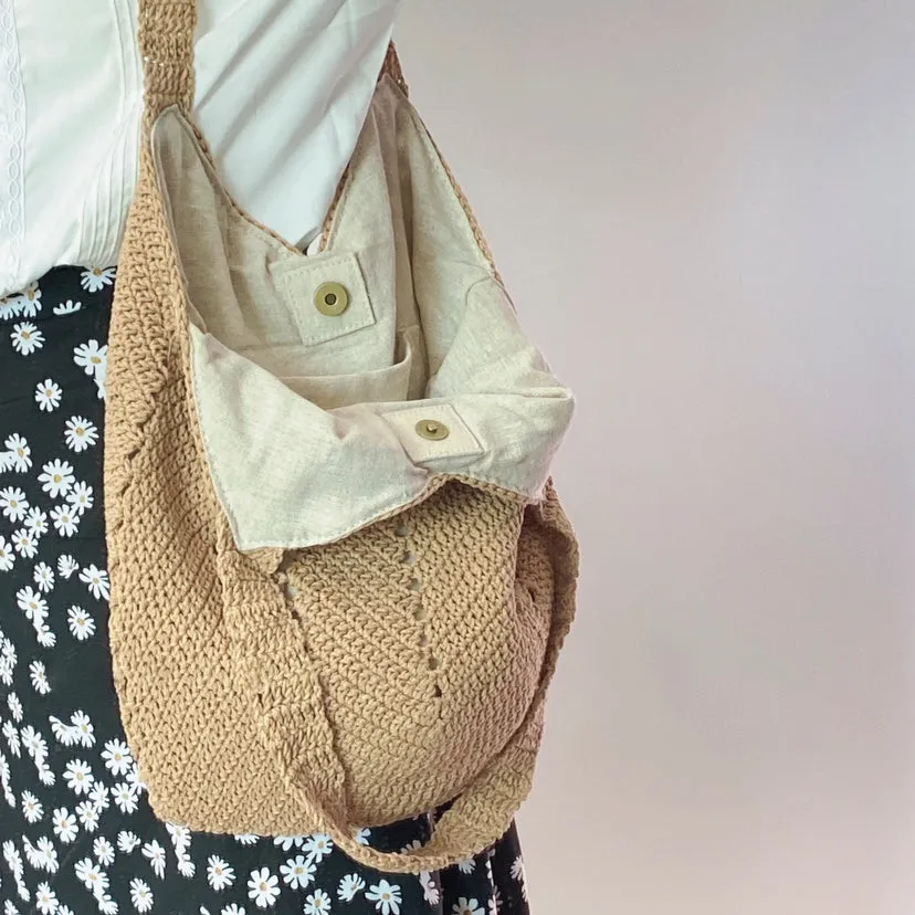 Elena Handbags Minimalistic Crochet Handbag