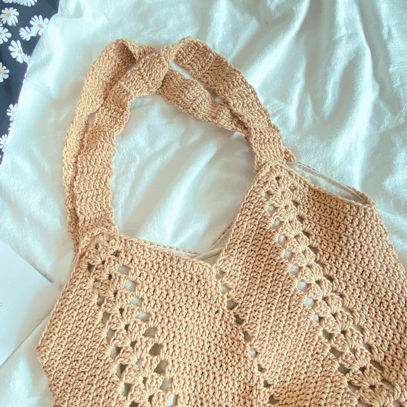 Elena Handbags Minimalistic Crochet Handbag