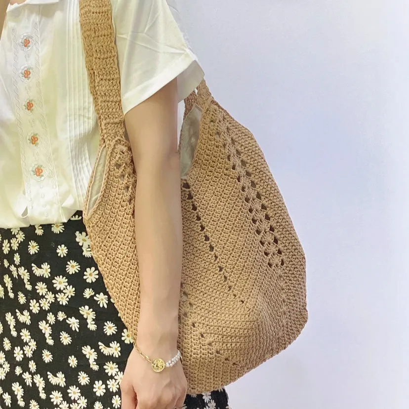 Elena Handbags Minimalistic Crochet Handbag