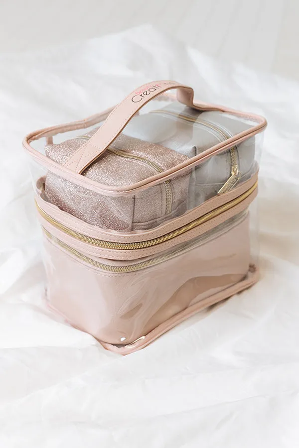 Falling For Glam Cosmetic Bag Set