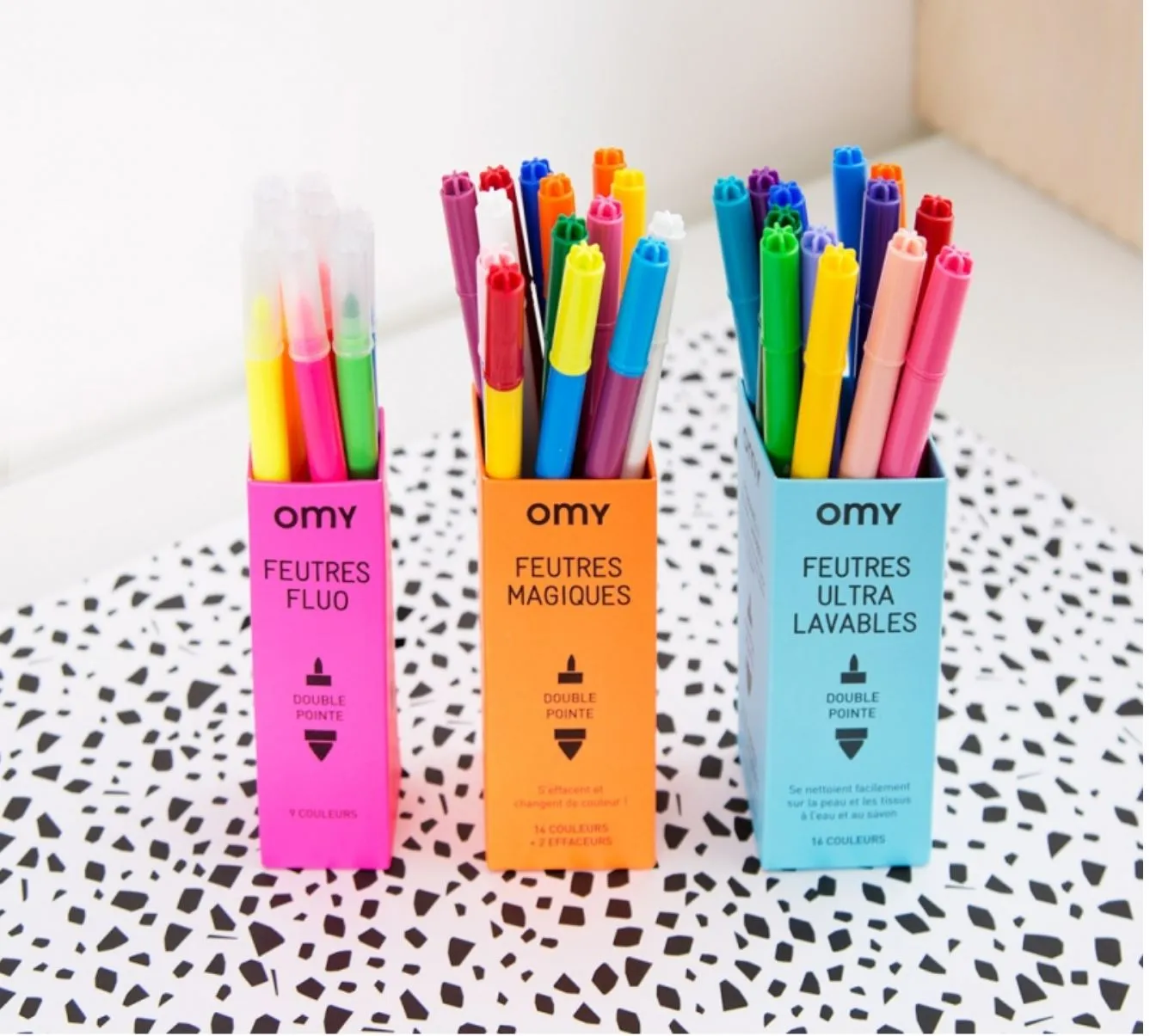 Felt Pens - Neon - 9 Colours