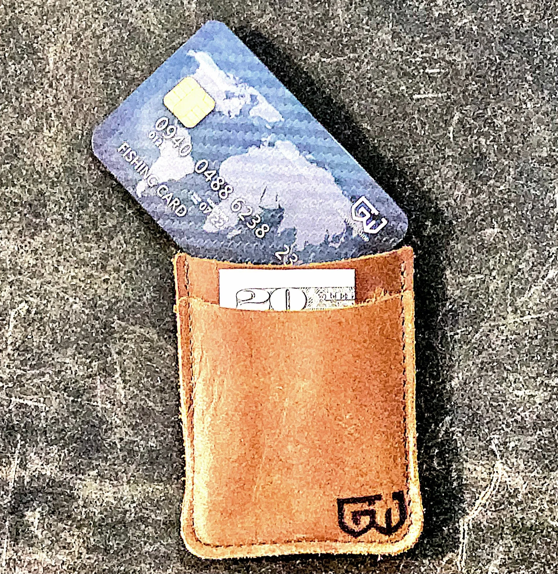 Fishing Stash Card: Credit Card Size Waterproof EDC Wallet Pouch