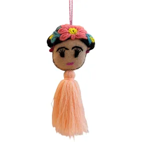 Frida Pom Pom Ornament