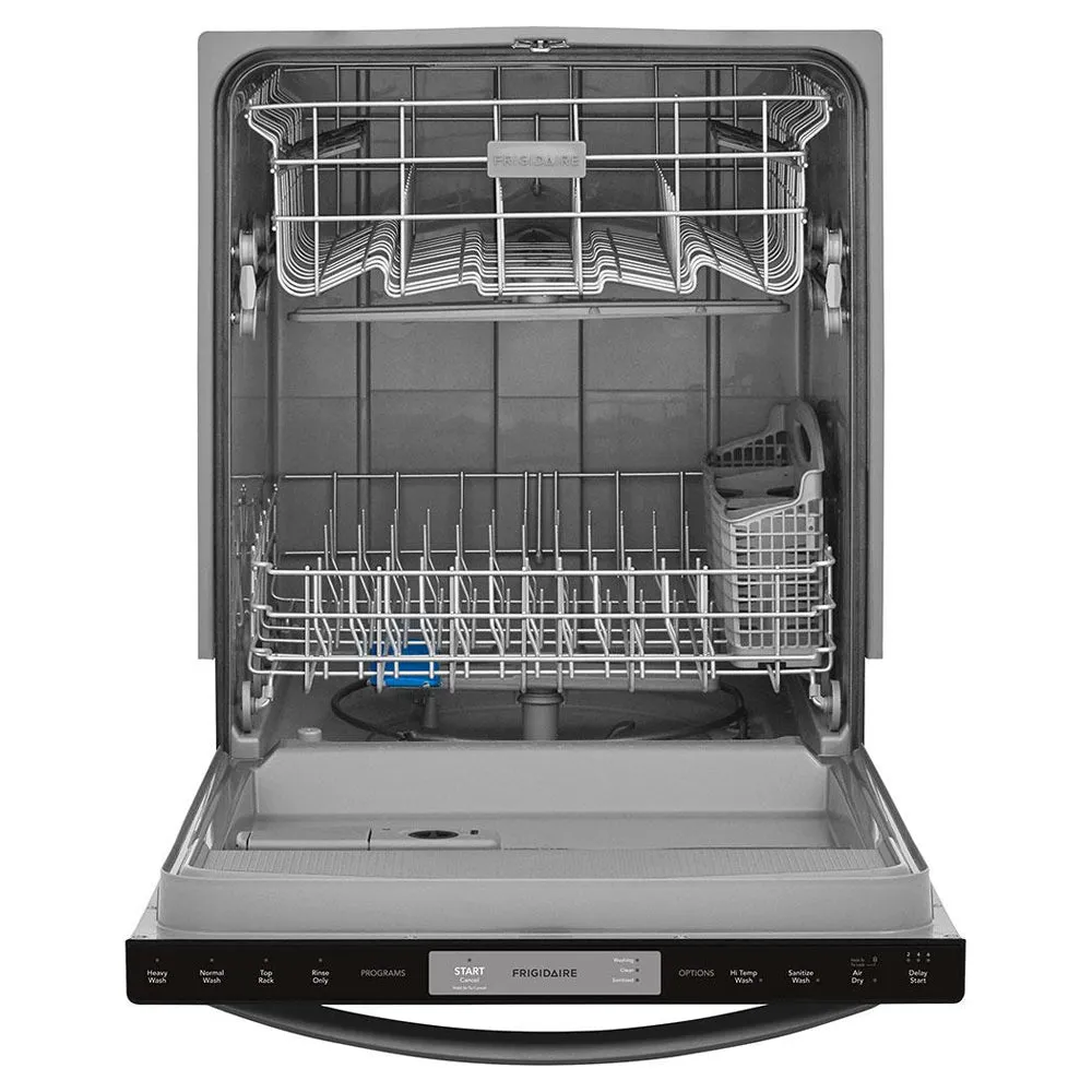 Frigidaire - 24" Built In Dishwasher - Black stainless steel