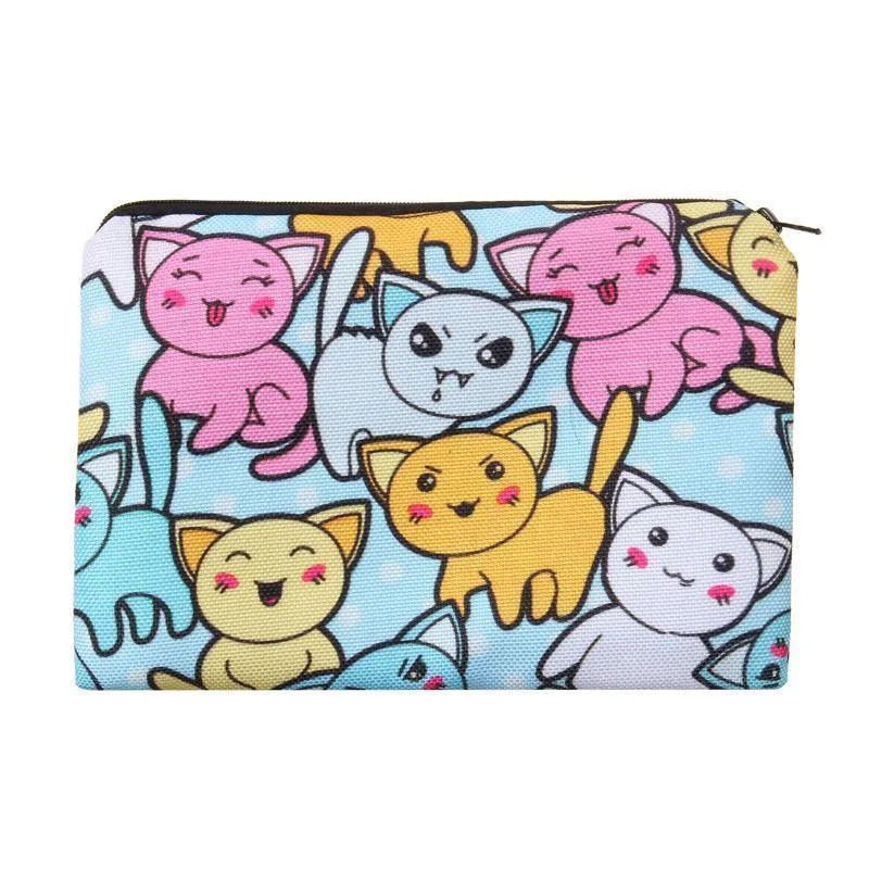 Full-Print Cosmetic Pouch Bag Collection - backup