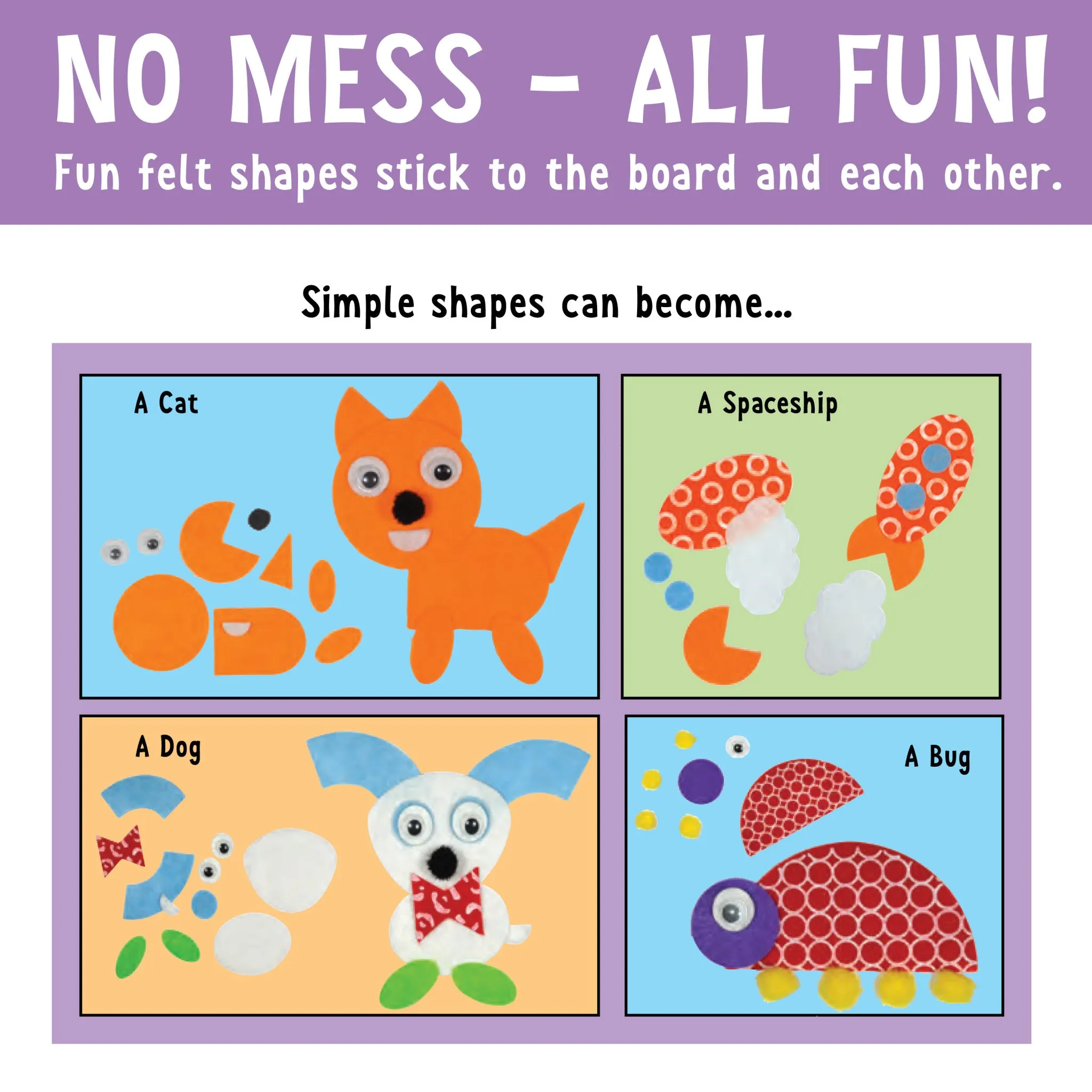 Fun Felt Shapes - #1274000