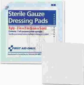 Gauze Pads 2" X 2" 5/Pack