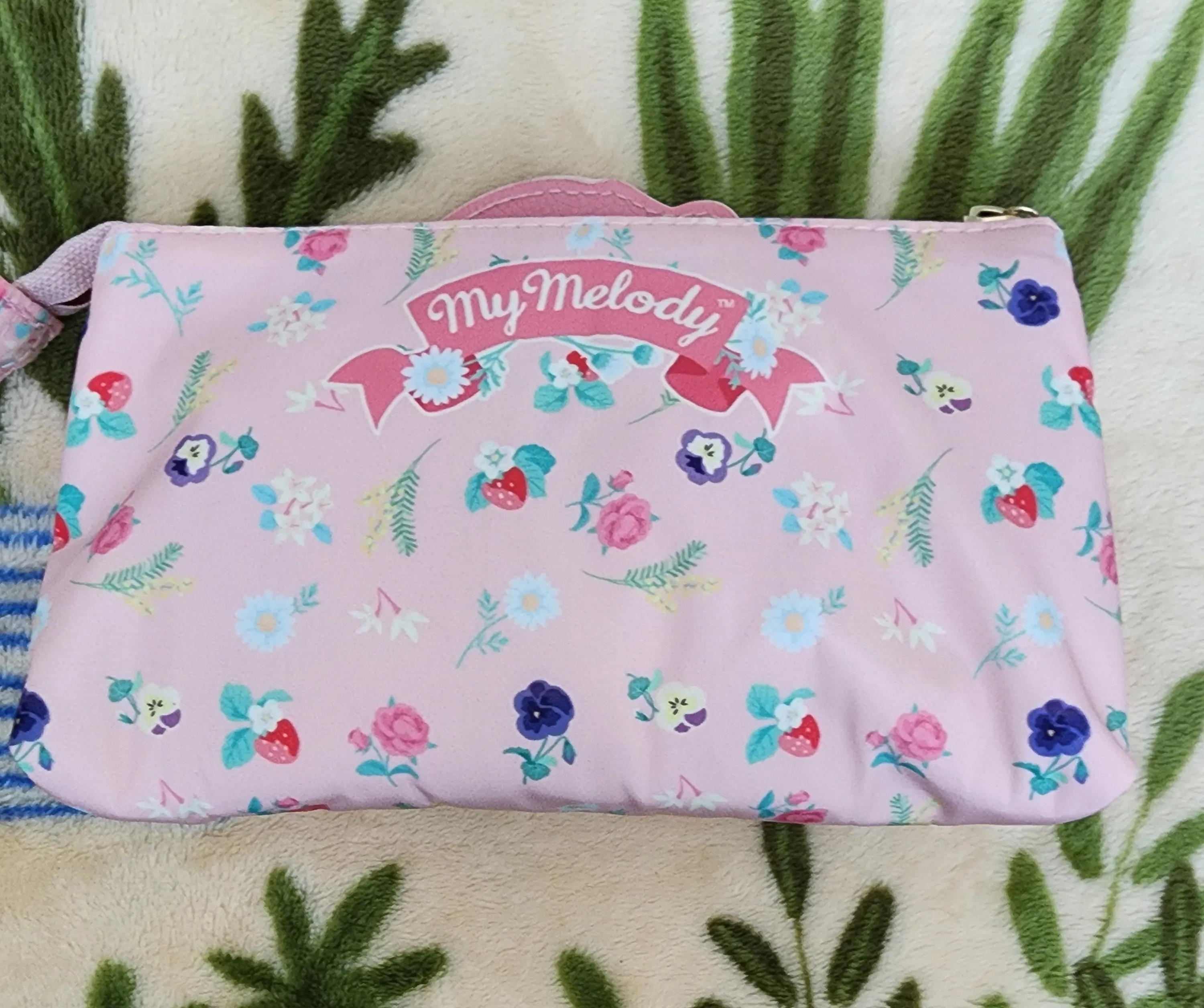 Hello Kitty, My Melody Floral Cosmetic Bag