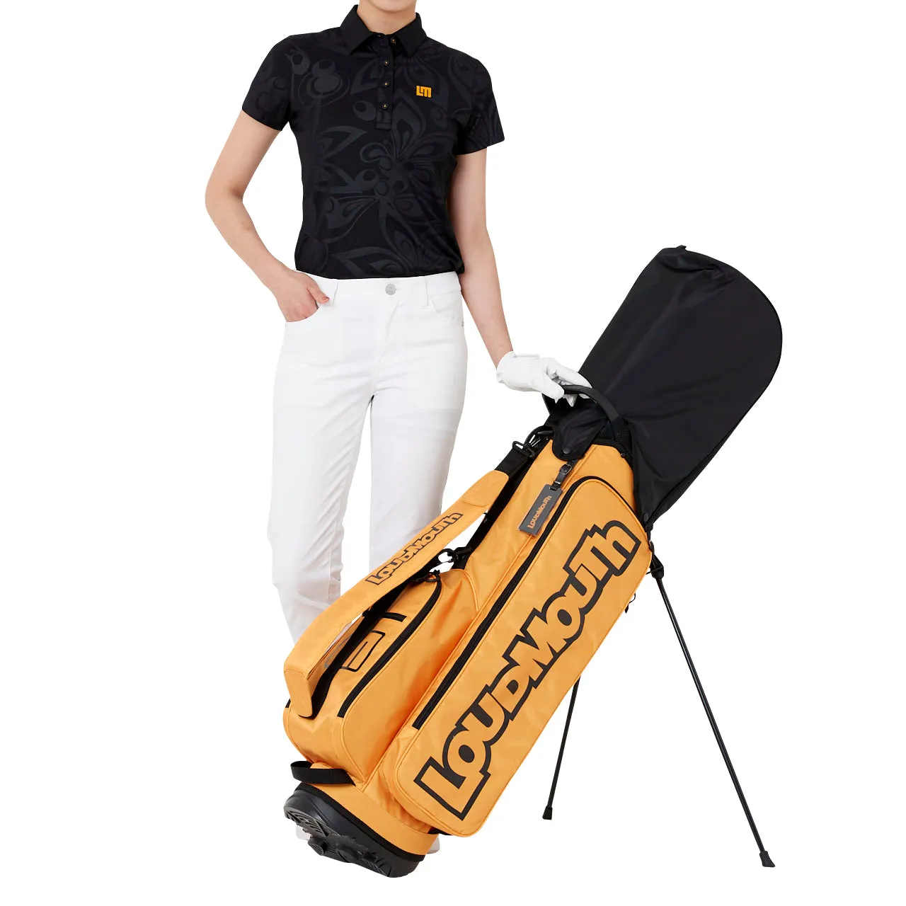 Heritage Logo Golf Bag - Yellow