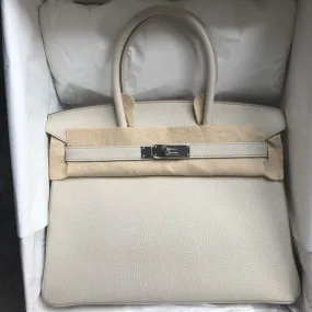 Hermès Birkin 30 Beton Togo Palladium Hardware PHW